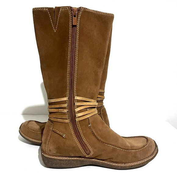 Timberland Ankle Strap Moc Zip Up Tall Boot - Picture 6 of 16